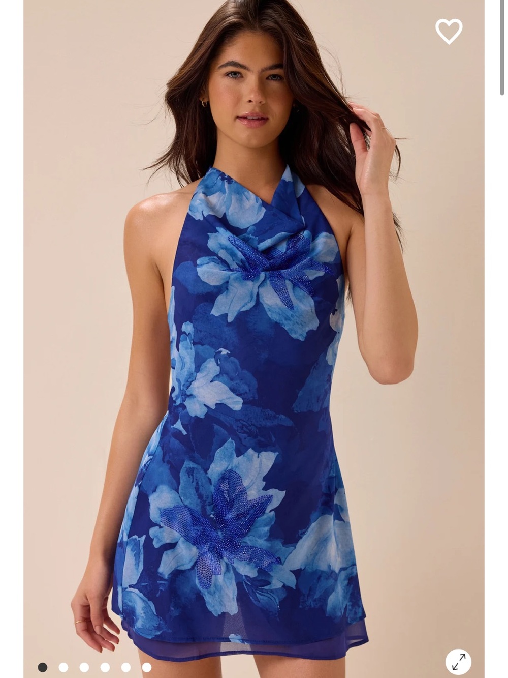 Altar’d State Dallas Halter Mini Dress size XS NWT